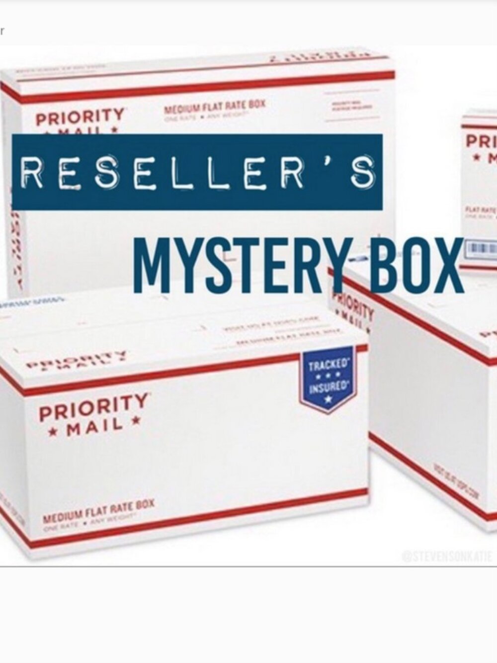 Mystery Resellers Gft Box 5-10 cute fun exciting Items Larger sizes/darker color